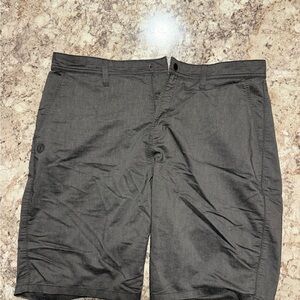 Element Charcoal Flat Front Shorts